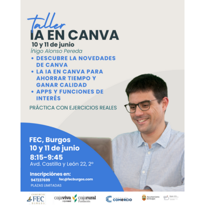 Nuevo taller IA en Canva organizado por la FEC